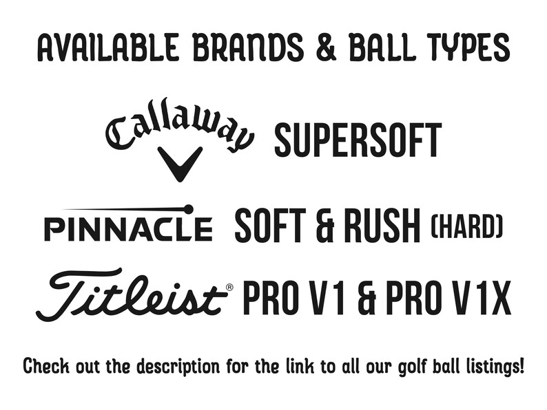 Personalized Custom Name Golf Balls Titleist Pro V1 Etsy