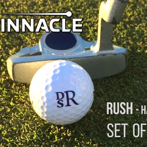 Personalized Golf Balls, Pinnacle Rush (hard), Set of 3 Monogrammed Golf Balls, Gift for Dad - Father&#39;s Day Gift - Gift for Golfer