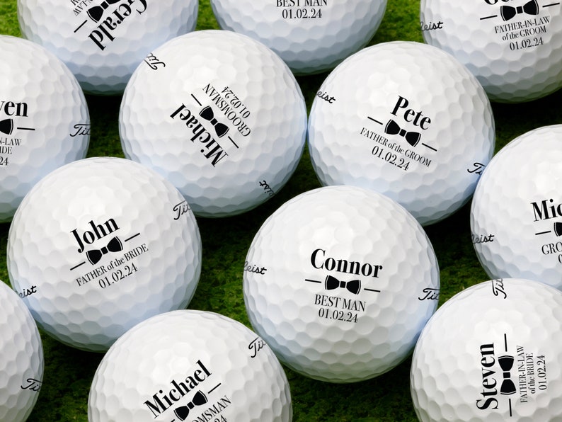Personalized Custom Name Golf Balls Titleist Pro V1 Etsy