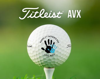 Palline da golf Titleist AVX personalizzate per la prima festa del papà / Regalo per neo-papà
