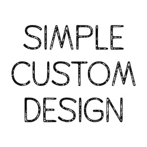 Simple Custom Design | Coaster Add-On