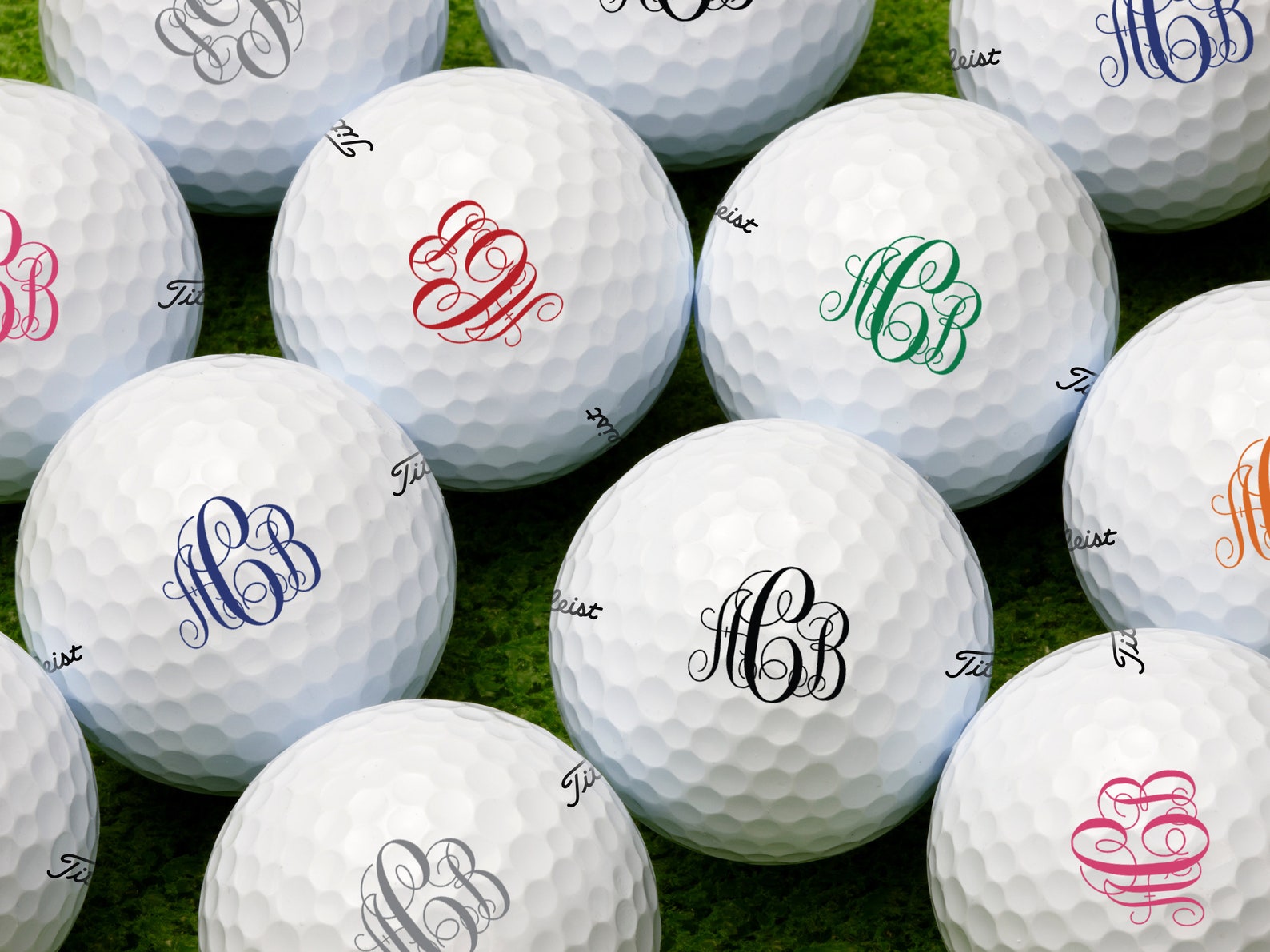 Monogrammed & Personalized Golf Balls Titleist Pro V1x Etsy