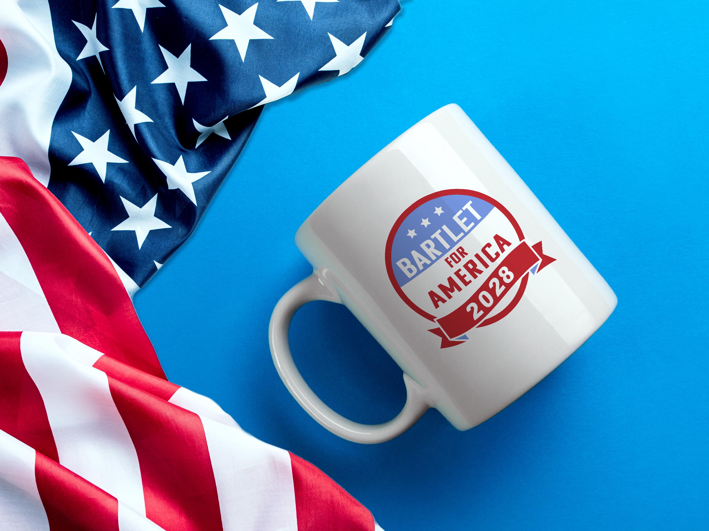Bartlet for America 2028 Ceramic Mug 15oz | Campaign Graphic