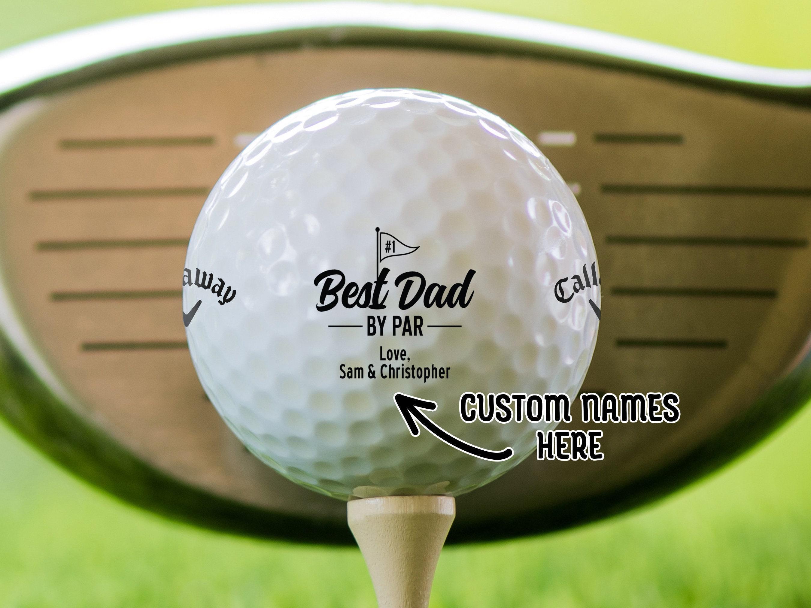 Golfball-Set Als Geschenk Für Golfer – Personalisierbar Für Geburtstag, Vatertag, Weihnachten (z. B. Zum 80.)
