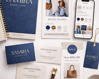 Custom Logo Design,Complete Brand Identity, Modern Minimalist Business Logo, Professional Branding Kit, Brand Style Guide & Social Media Kit