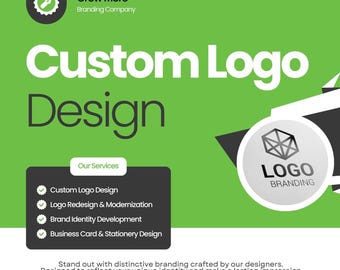 Custom Logo Design Service, Business Logo, Modern Brand Identity, Professional Minimalist Logo, Custom Branding Design, unique logo design