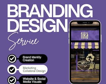 Ensemble d'identité de marque haut de gamme, création de logo personnalisé, image de marque d'entreprise, emballage, identité de café, médias sociaux et fichiers prêts à imprimer.