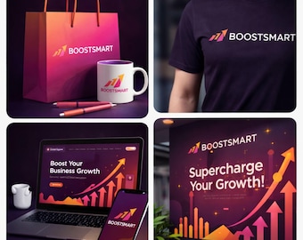 Custom Branding & Logo Design | Professional Brand Identity, Modern Minimalist Logo, Color Palette, Typography, Print Files