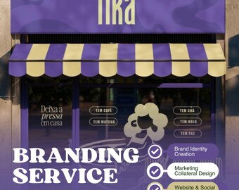 Modern Custom Branding Service, Logo Design, Brand Identity, Packaging, Cafe Branding, Social Media Graphics & Print Ready Files