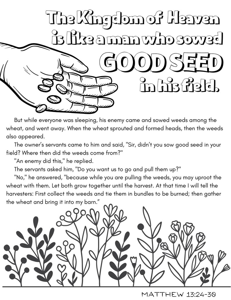Kingdom of Heaven Printable Coloring Pages - Etsy