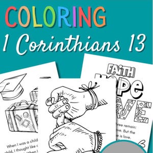 1 Corinthians 13 Printable Coloring Pages