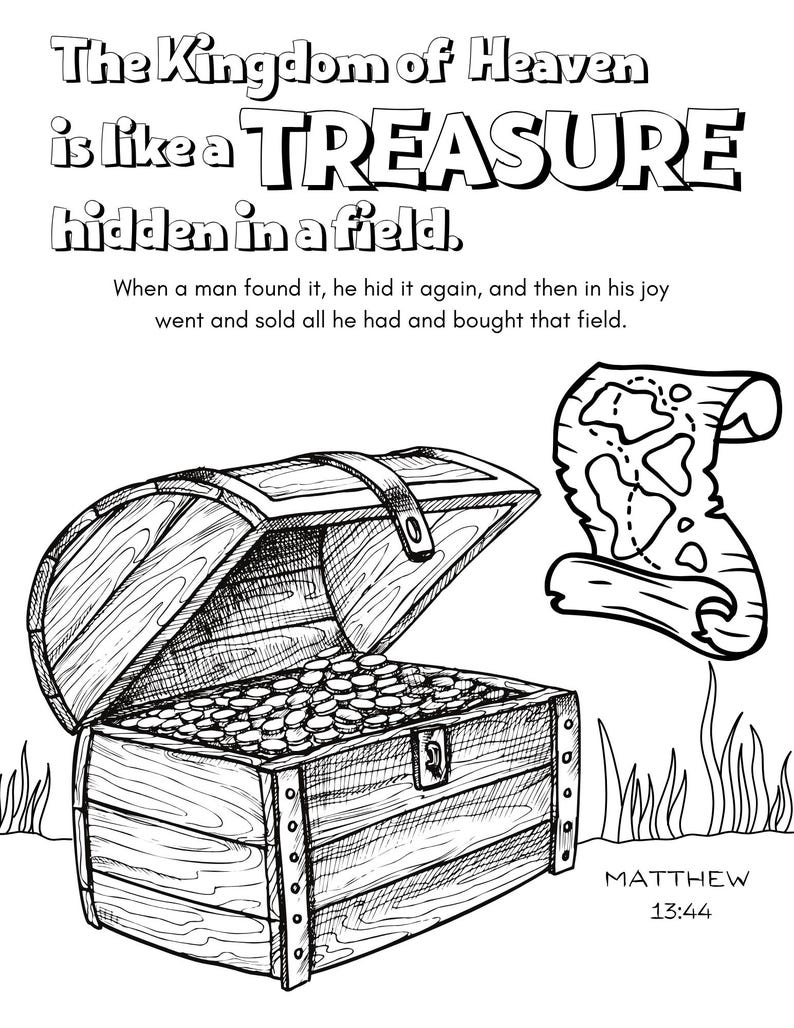 Kingdom of Heaven Printable Coloring Pages - Etsy