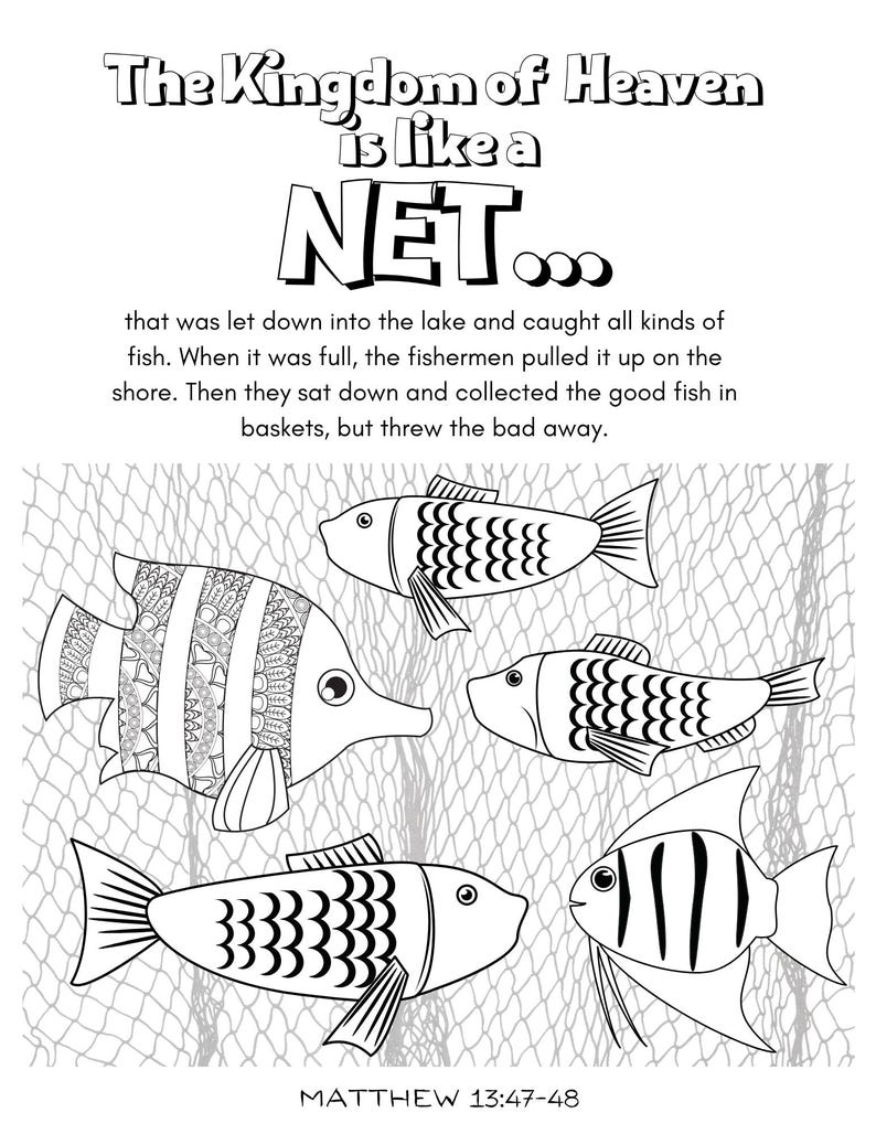 Kingdom of Heaven Printable Coloring Pages - Etsy