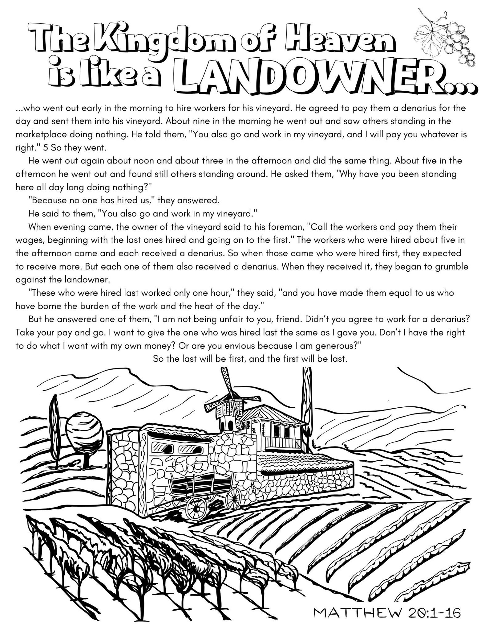 Kingdom of Heaven Printable Coloring Pages - Etsy