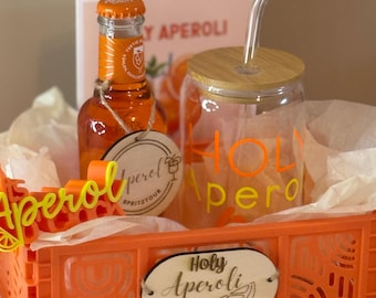 Geschenkidee • Geschenkekorb • Sommer • Geburtstag • Freundin • Aperol