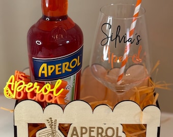 Aperol Geschenkset l Aperölchen | Holy Aperoli Mädelsabend l  Freundinnen l Geschenk Mitbringsel lJGA