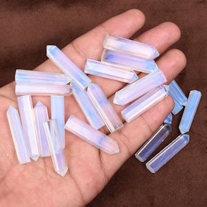 Bulk Opalite Crystal Towers – Gemstone Pencil Wand Obelisks, Terminated Points Natural Cabochon Wholesale Lot For Jewelry & Wire Wrapping