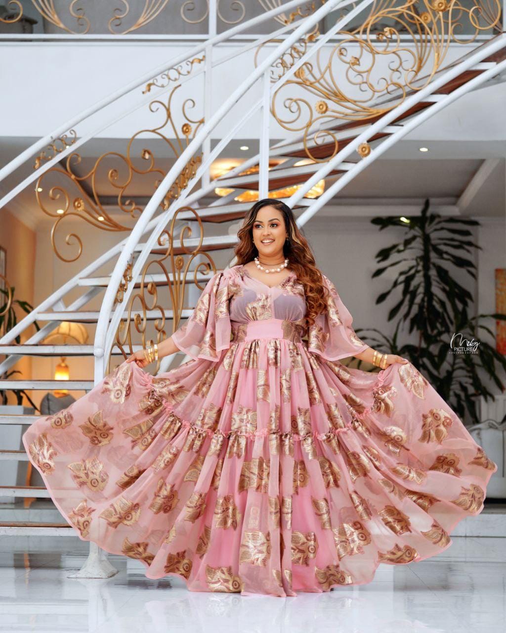 Chiffon Ethiopian Dresses - Etsy
