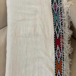 Ethiopian & Eritrean Gabi Wrap | Handmade Cultural Cotton Throw