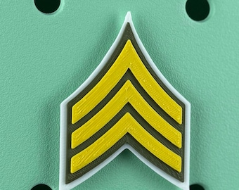 Étiquette de sac SGT Bogg, cadeau officier de l'armée américaine, breloque de sac sergent personnalisé, breloque de sac sergent, étiquette armée Bogg, étiquette de nom SGT, cadeau maman de l'armée