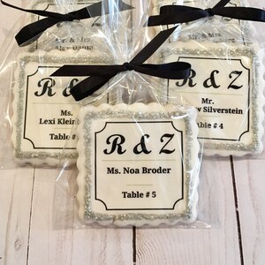 Gold Wedding Monogram 1444 Anniversary Party Custom Wedding Monogram Rehearsal Dinner Favor Wedding Favors Personalized Wedding Favors Party Favors Paper Party Supplies Dekorasyonu Net