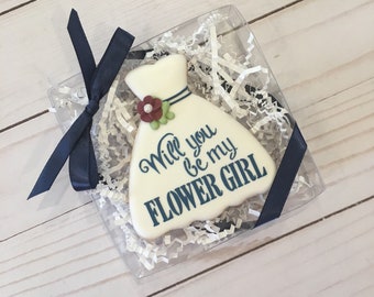 Flower Girl Proposal Gifts, Bridesmaid Proposal Cookie Gifts, Maid of Honor Gifts, Junior Bridemaid