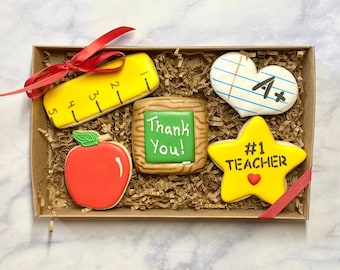 Instant Digital Download Back to School Cookie Packaging. Welcome Back to School Cookie Cards