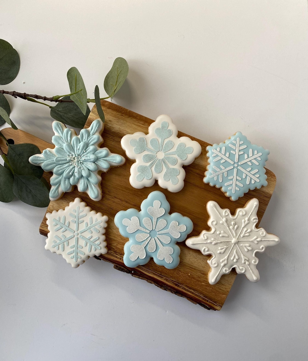 1 Dozen 3" Winter Snowflake Cookies, Christmas Sugar Cookie, Hostess ...