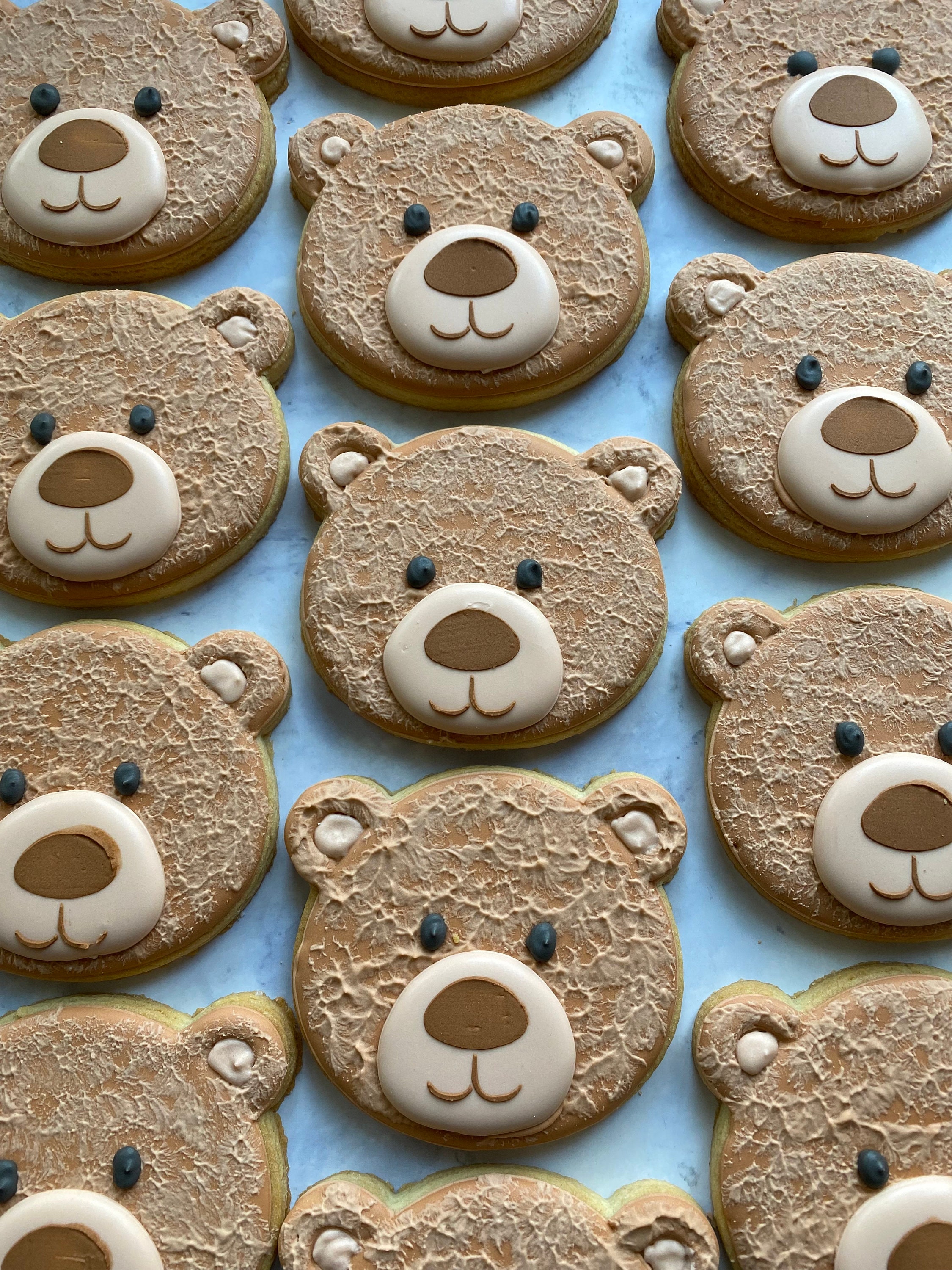 1 Dozen - Teddy Bear Baby Shower Cookies, Gender Neutral Baby Shower Cookies 1 Dozen - Teddy Bear Baby Shower Cookies, Gender Neutral Baby Shower Cookies
