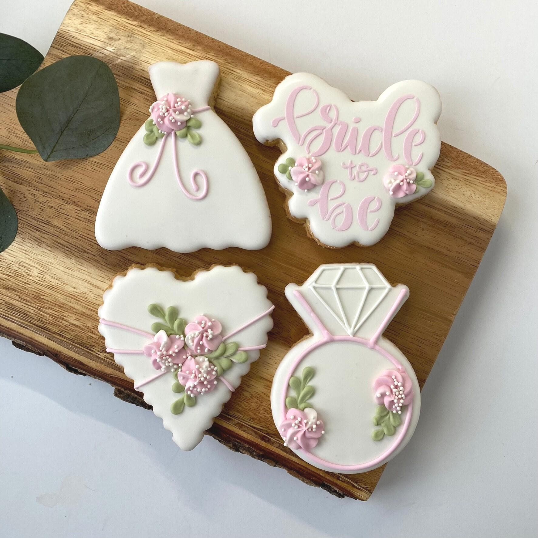 Bride to Be Bridal Shower Decorated Sugar Cookies - Bridal Shower 