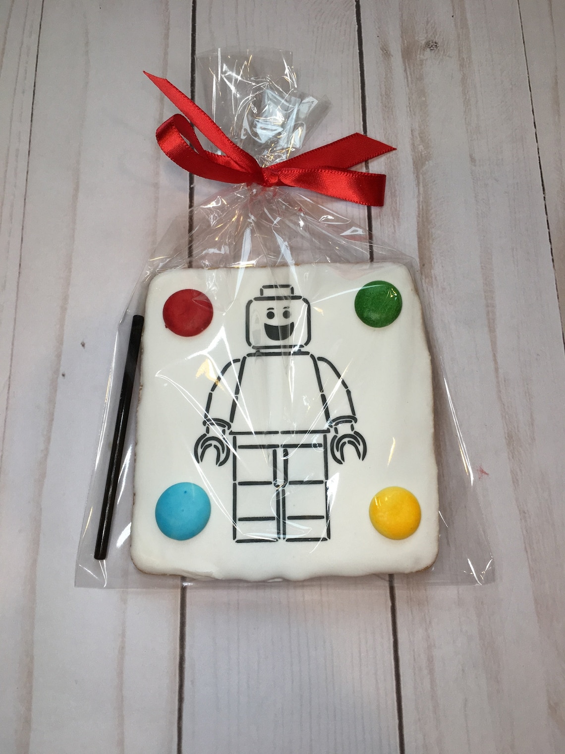 Paint Your Own Lego Cookies Robot Birthday Favors Birthday image 0