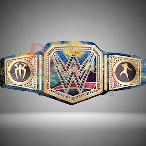 Custom Roman Reigns Inspired Championship Replica Wrestling Title Belt