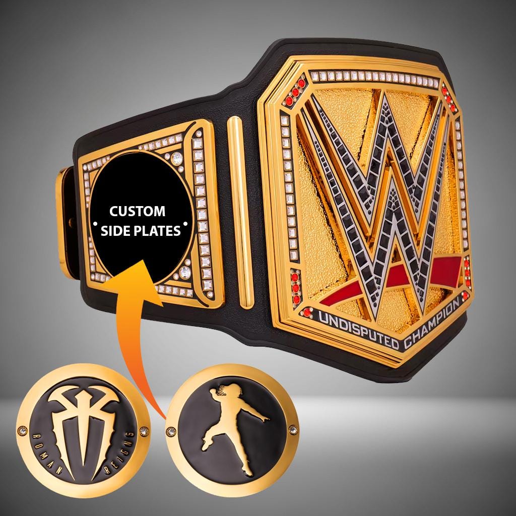 WWE レプリカベルト Amazon | 公式WWE認定 ユニセックスWWE世界ヘビー級チャンピオン