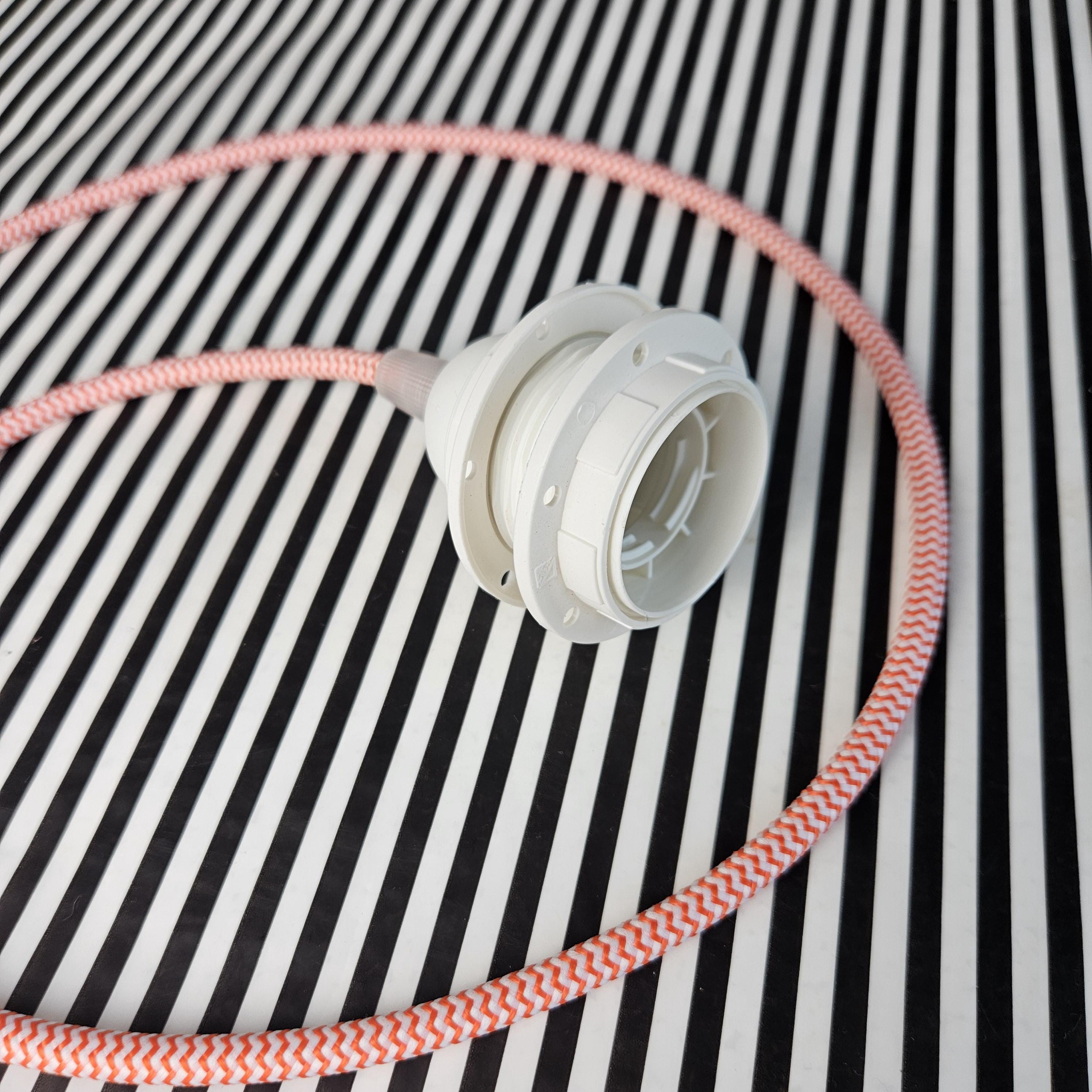 Coloured cord flex light fittings sales