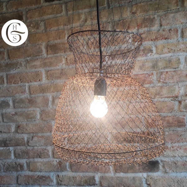 Woven Basket Lamp Etsy