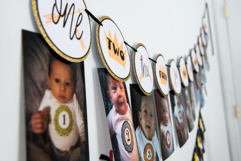 Wild One Birthday Boy Decoration Wild One Photo Banner Photo Banner Wild One Banner Wild One Party Decor Wild One First Birthday