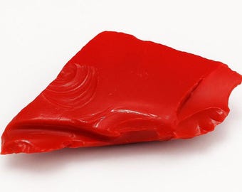 Trozo de coral rojo en bruto de 1350 ct, gema grande en bruto para joyería hecha a mano, material para engaste de alambre, símbolo de protección espiritual, regalo de coleccionista