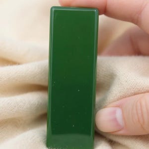 High-Frequency Green Andara Obsidian 625.00 Carat | Rectangular Tower for Chakra Healing, Energy Amplification, Meditation & Manifesting