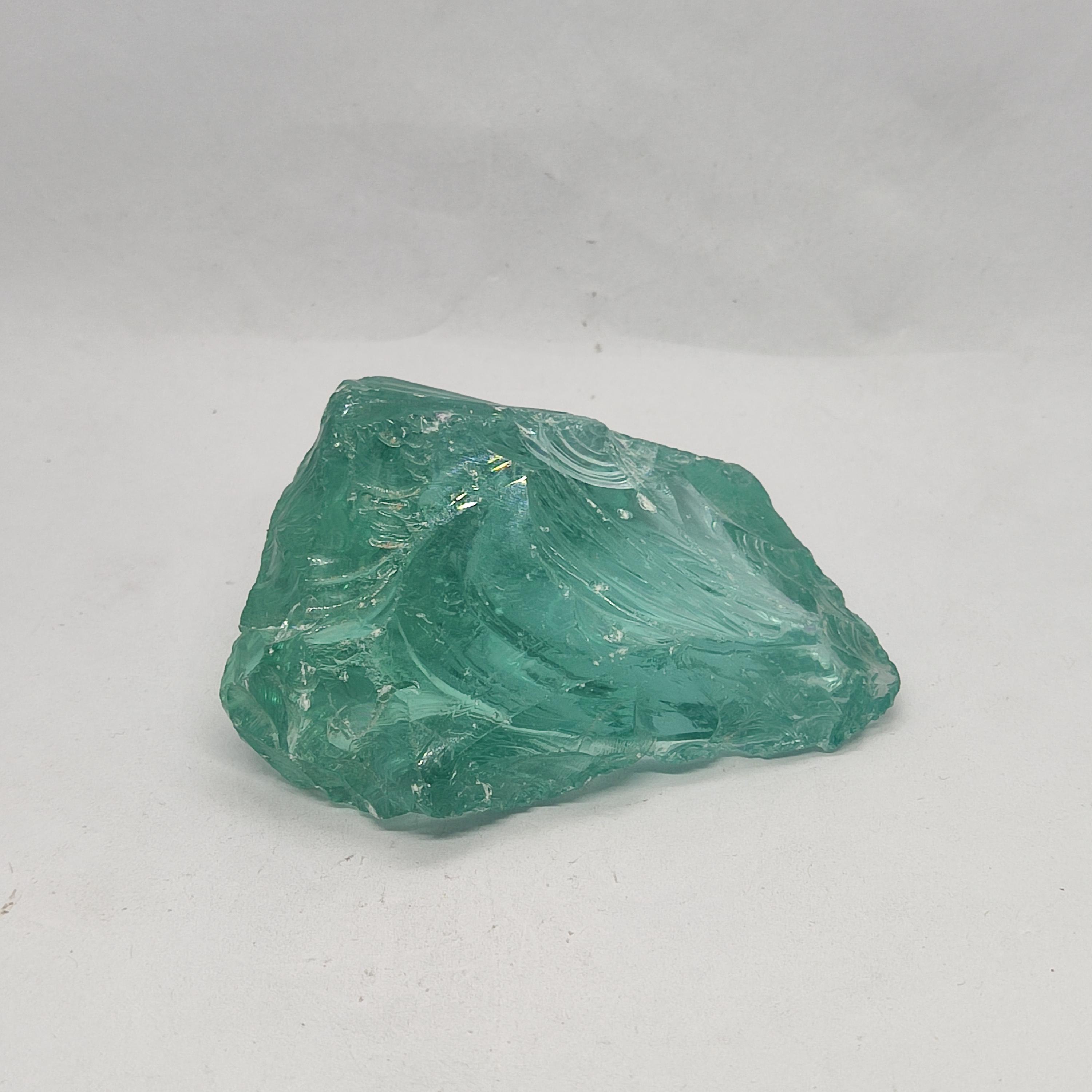 Premium Aqua Blue Obsidian Crystal 910–1025 Ct, Large Raw Rough