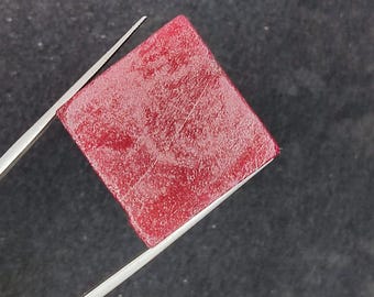 High Quality African Red Ruby Cube 50 Ct Raw Red Rough Gemstone for Jewelry Design, Crystal Grids & Collectible Rare Stone for Crafters