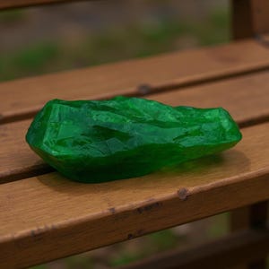 Raw Colombian Emerald 130–140 Carat Stone – Untreated Natural Green Beryl for Jewelry Making, Energy Healing