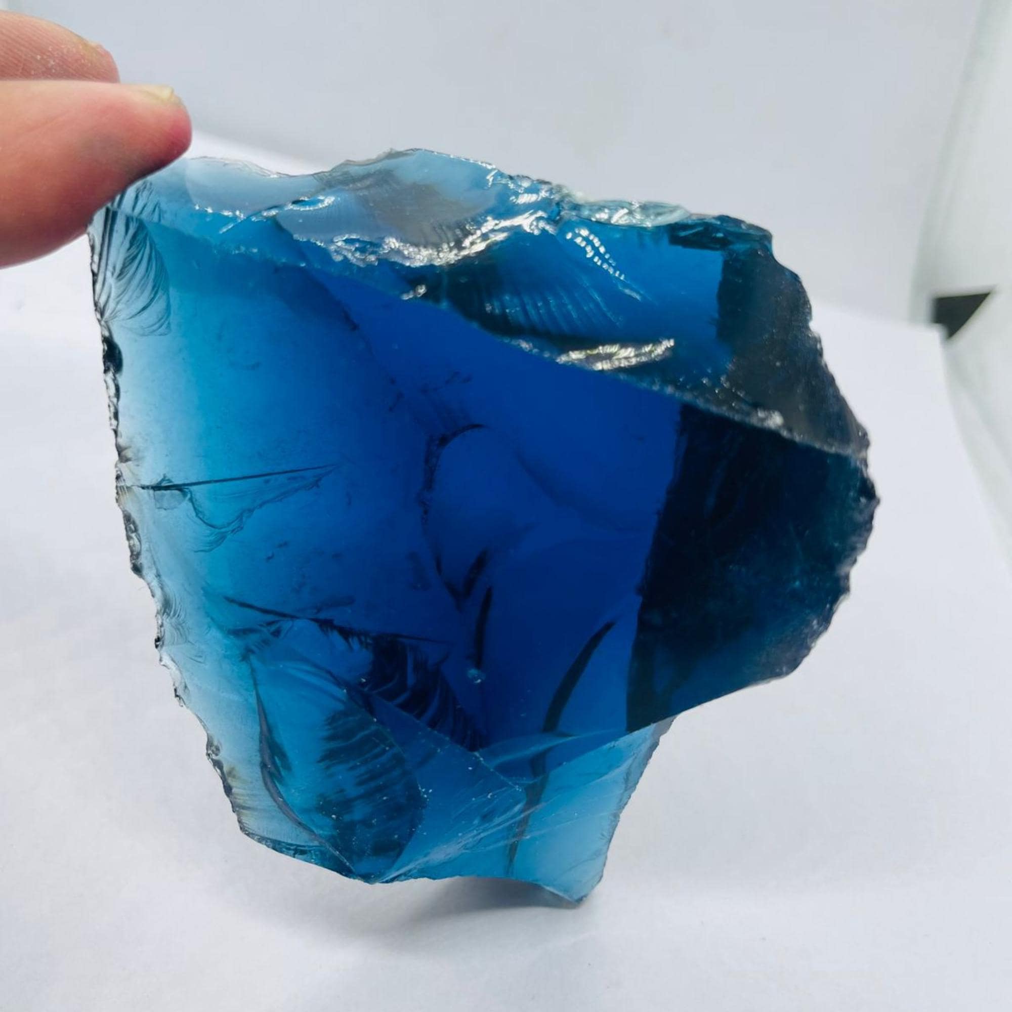 ブルーオブシディアン 原石 天然ガラス オブシディアン ブルーオブシディアン原石 900～1000カラット – 天然火山ガラス石