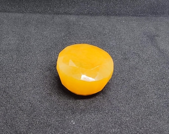 Premium Yellow Sapphire 310–410 Ct – Unheated Round Loose Gemstone for Jewelry Making | Energy Healing Stone for Rings, Necklaces, Pendants