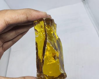Echte premium gele zirkoon, ruw 375–425 CT | Natuurlijk ruw kristal | Groot displayexemplaar voor kristallen roosters, altaren en verzamelaars
