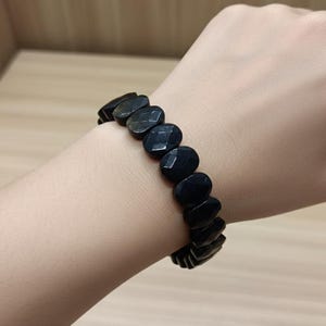 Black Obsidian Bracelet – Handmade Protection Jewellery, Grounding Energy Stone, Healing Crystal for Strength & Emotional Stability