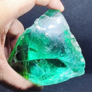 Premium Aqua Blue Obsidian 910-1025 Ct | Emotional Balance & Calm