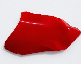 Enorme coral rojo en bruto de 800–900 quilates, pieza de piedra de coral natural sin tratar, tono escarlata brillante, material para la fabricación de joyas, ejemplar de exhibición.