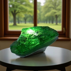 Raw Colombian Emerald 50-80 Carat– Natural Green Crystal for Jewelry Supplies, Chakra Healing, Energy Balancing