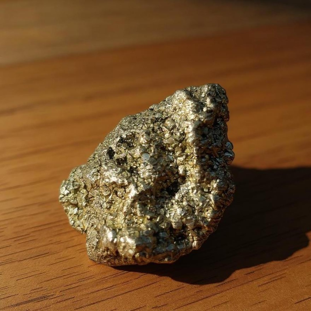 Large Pyrite Rock 575 Ct | Natural Metallic Fool's Gold Crystal for ...