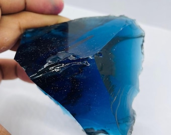ブルーオブシディアン原石 900～1000カラット – 天然火山ガラス石